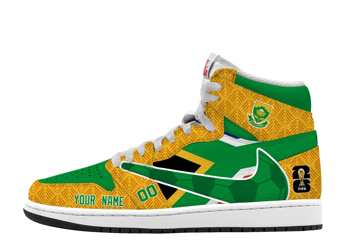 World Cup 2026 South Africa V.1 Custom TS High Sneakers
