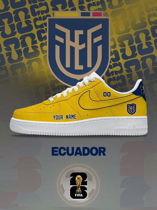 World Cup 2026 Ecuador V.1 Custom Air-Style Sneakers