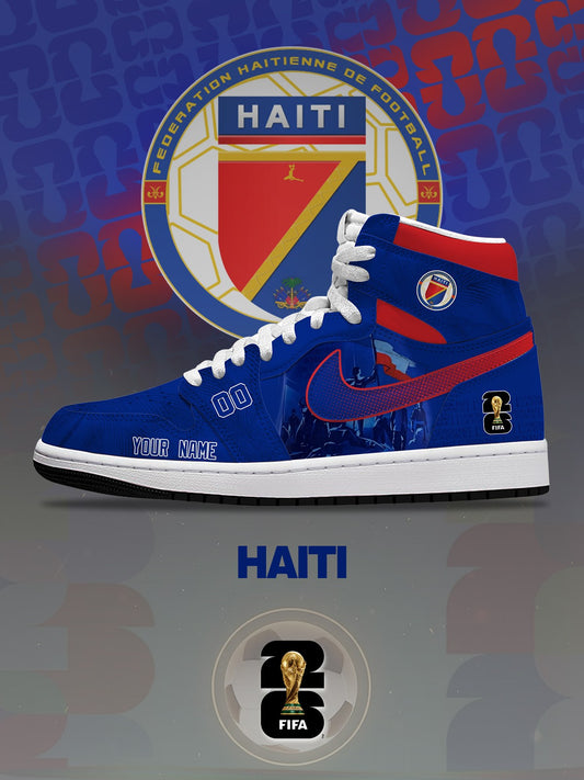 World Cup 2026 Haiti V.1 Custom High-Top Sneakers