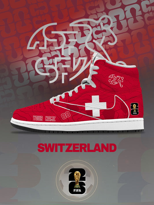 World Cup 2026 Switzerland V.1 Custom TS High Sneakers