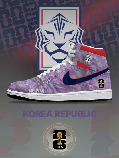 World Cup 2026 Korea Republic V.1 Custom High-Top Sneakers