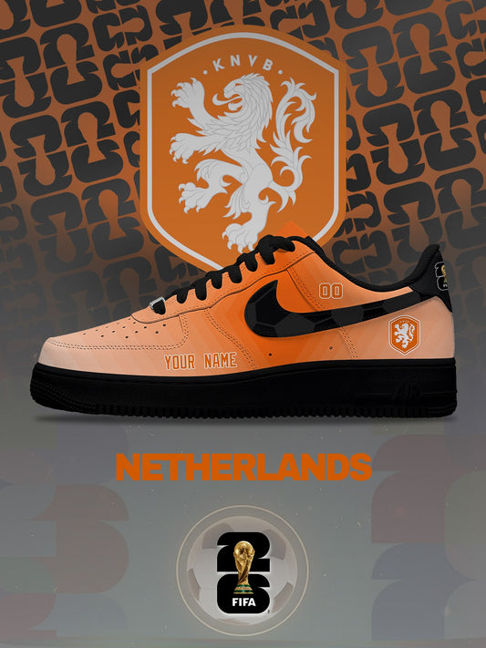 World Cup 2026 Netherlands V.1 Custom Air-Style Sneakers