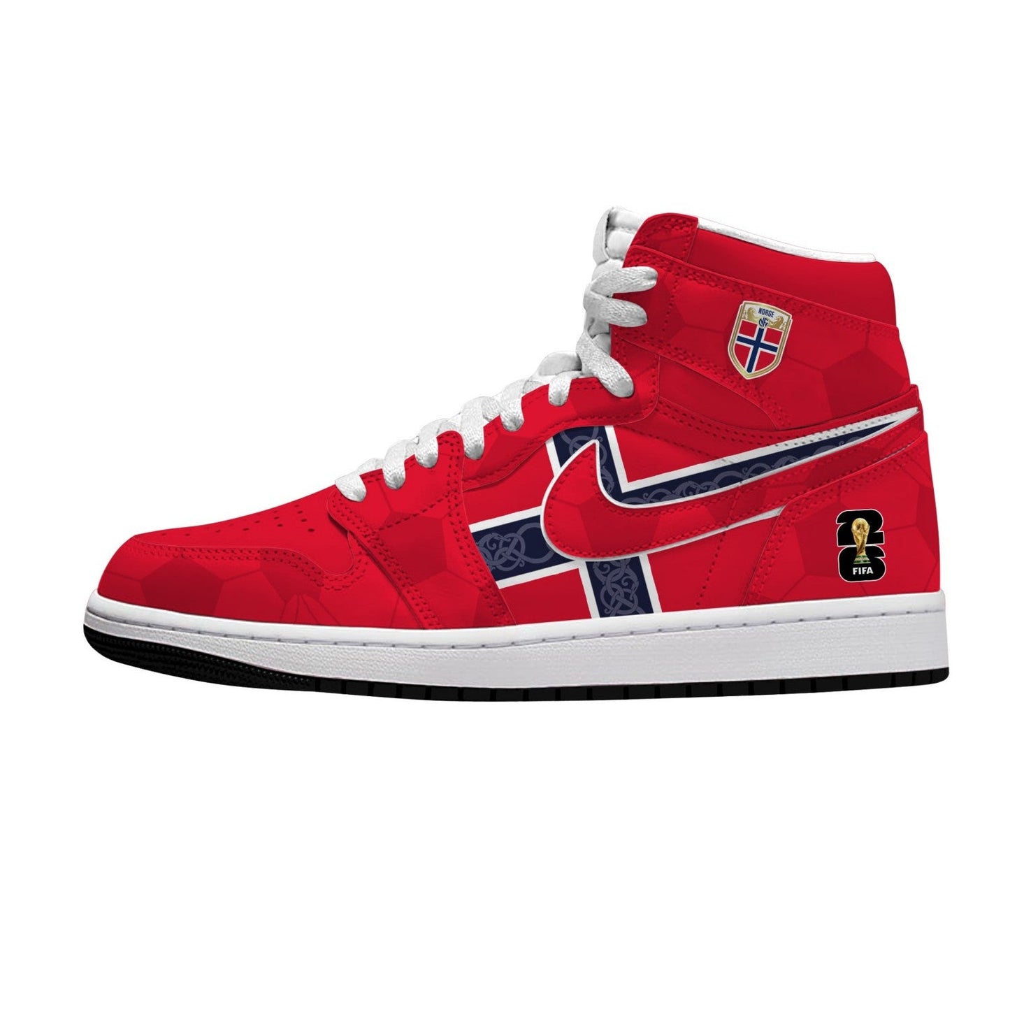 World Cup 2026 Norway V.1 Custom High-Top Sneakers