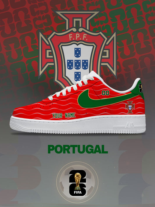 World Cup 2026 Portugal V.1 Custom Air-Style Sneakers