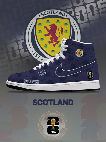 World Cup 2026 Scotland V.1 Custom High-Top Sneakers