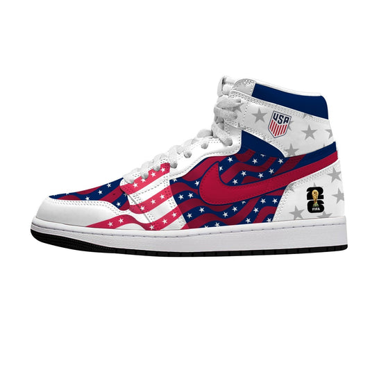 World Cup 2026 USA V.1 Custom High-Top Sneakers
