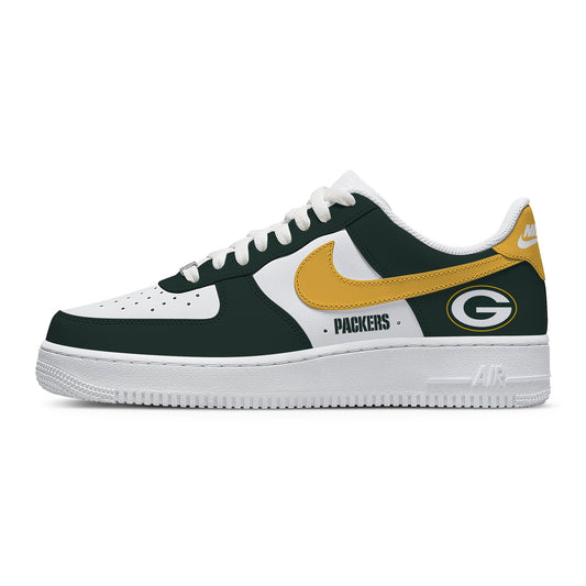 Green Bay Football Custom Air-Style Sneakers