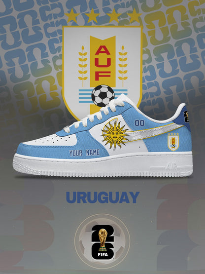 World Cup 2026 Uruguay V.1 Custom Air-Style Sneakers