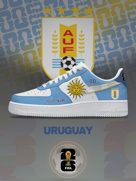 World Cup 2026 Uruguay V.1 Custom Air-Style Sneakers