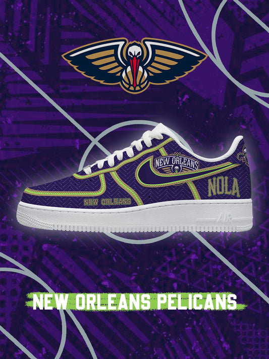 New Orleans Basketball V.2 Custom Air-Style Sneakers