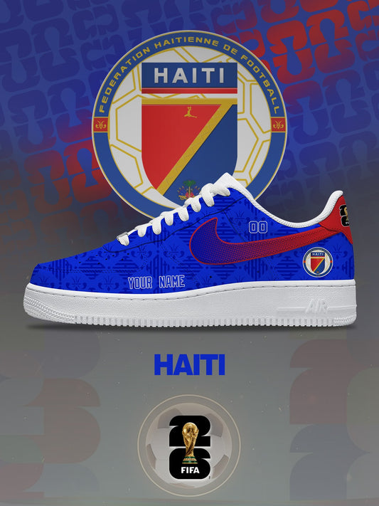 World Cup 2026 Haiti V.2 Custom Air-Style Sneakers