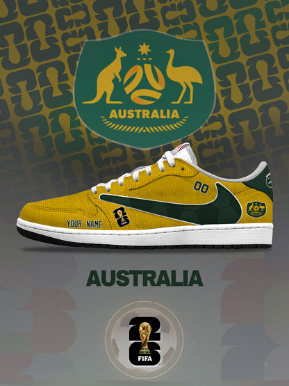 World Cup 2026 Australia V.1 Custom TS Low Sneakers