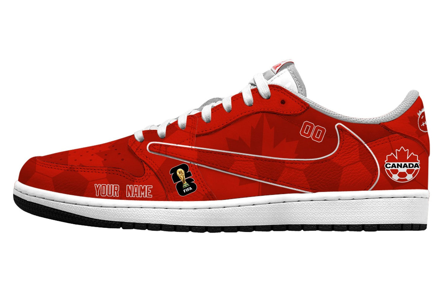 World Cup 2026 Canada V.1 Custom TS Low Sneakers