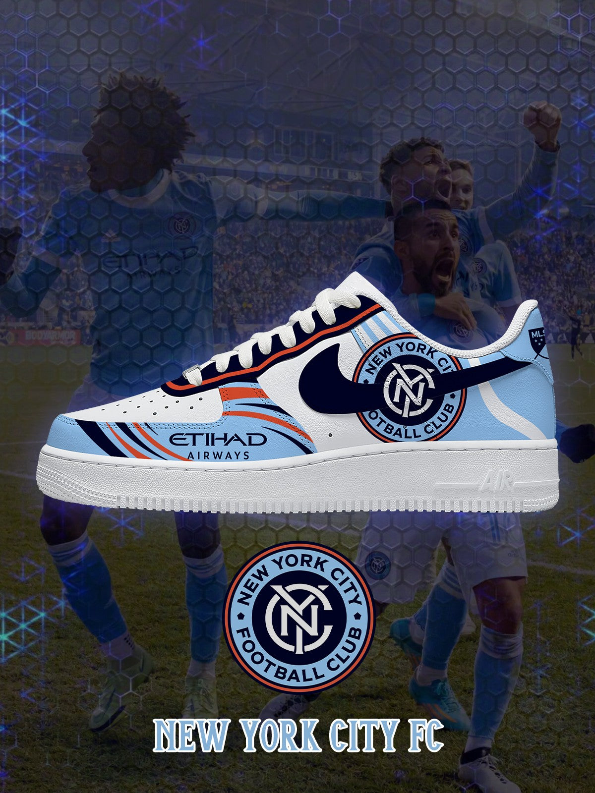 New York City V.1 Custom Air-Style Sneakers