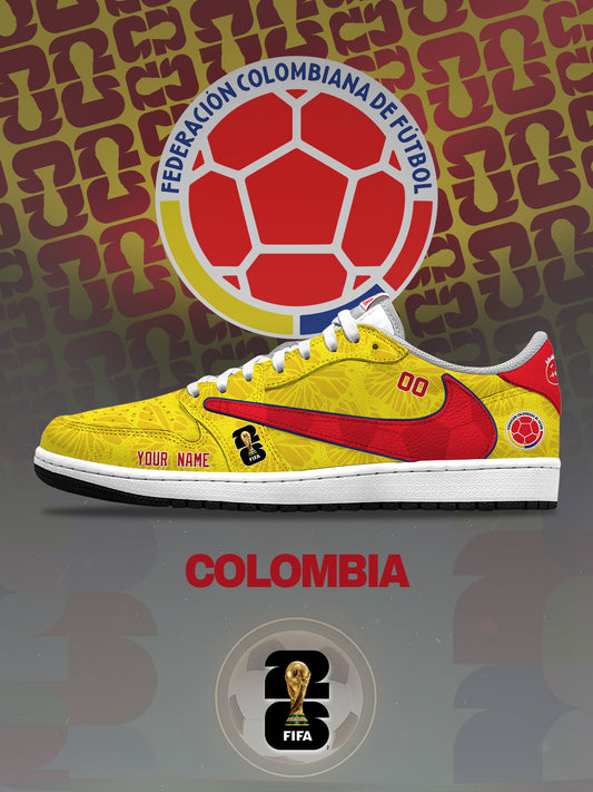 World Cup 2026 Colombia V.1 Custom TS Low Sneakers