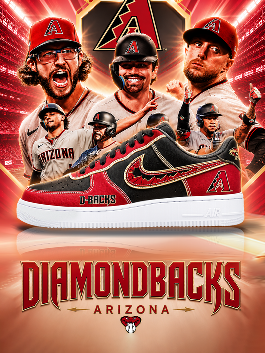 Diamond Backs Football Custom Air-Style Sneakers