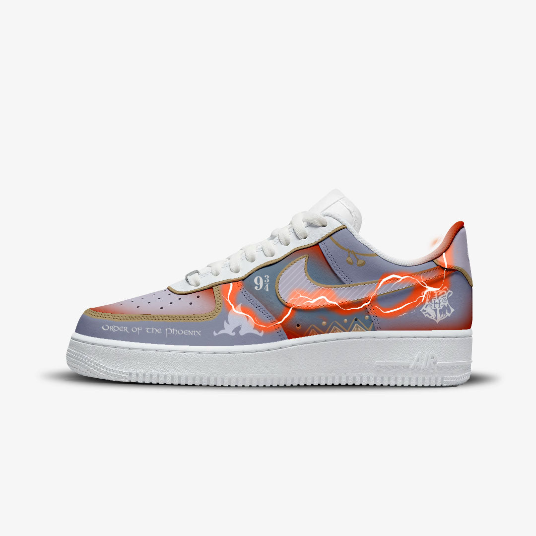 NIKE AIR FORCE CUSTOM PAINT DUMBLEDORE HARRY POTTER HOGWARTS