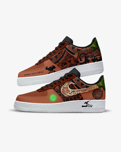 Custom Paint Sneakers Maui Unofficial With Air Force 1