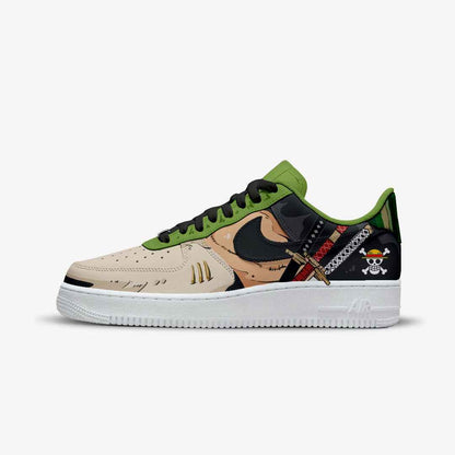 CUSTOM SNEAKERS ONE PIECE CHARACTER RORONOA ZORO UNOFFICIAL
