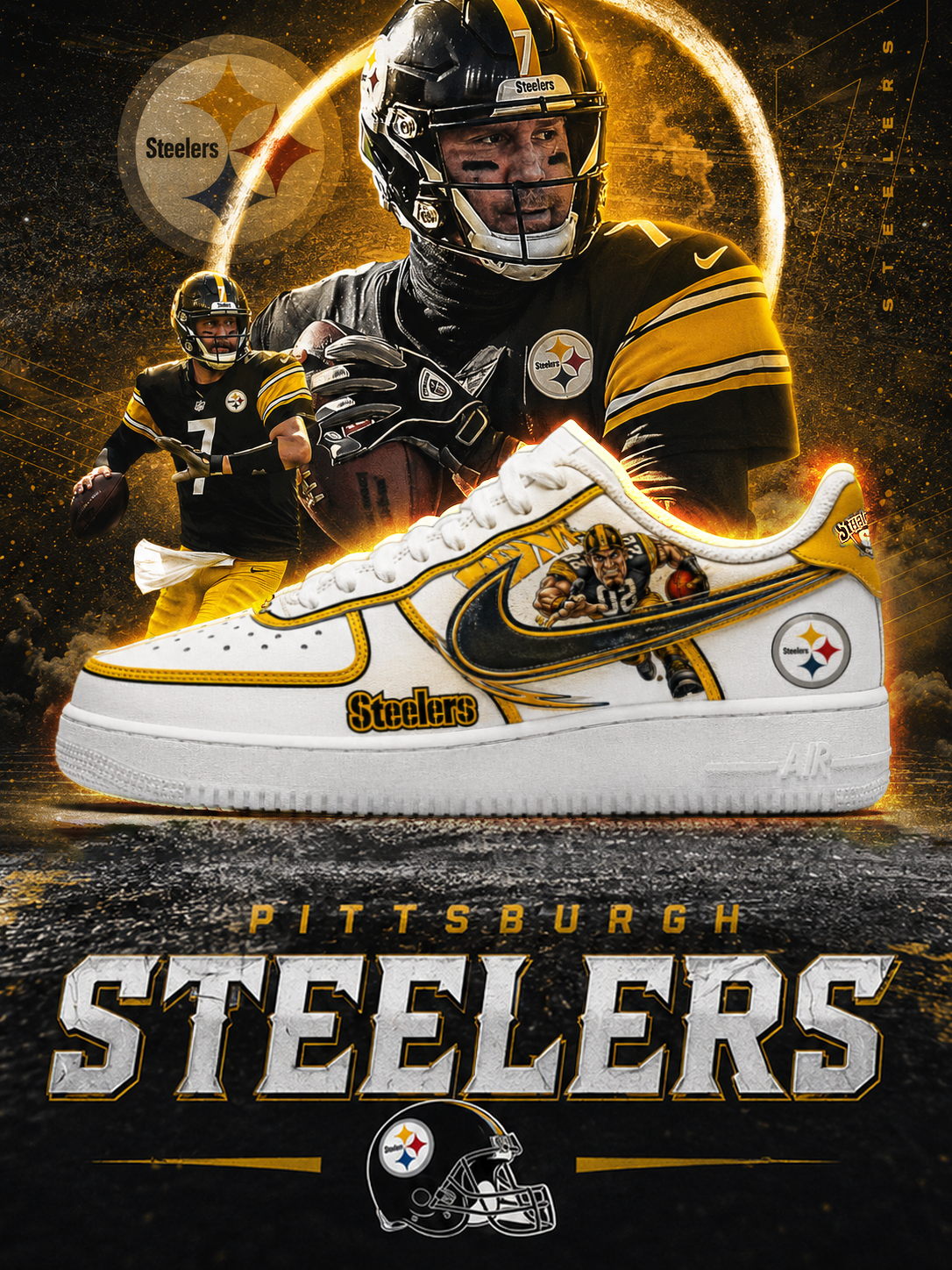 Steelers Football New Shoes