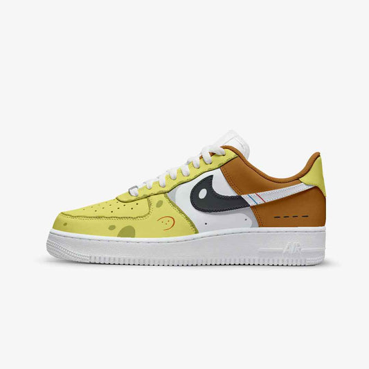 NIKE AIR FORCE SPONGEBOB CUSTOM PAINT