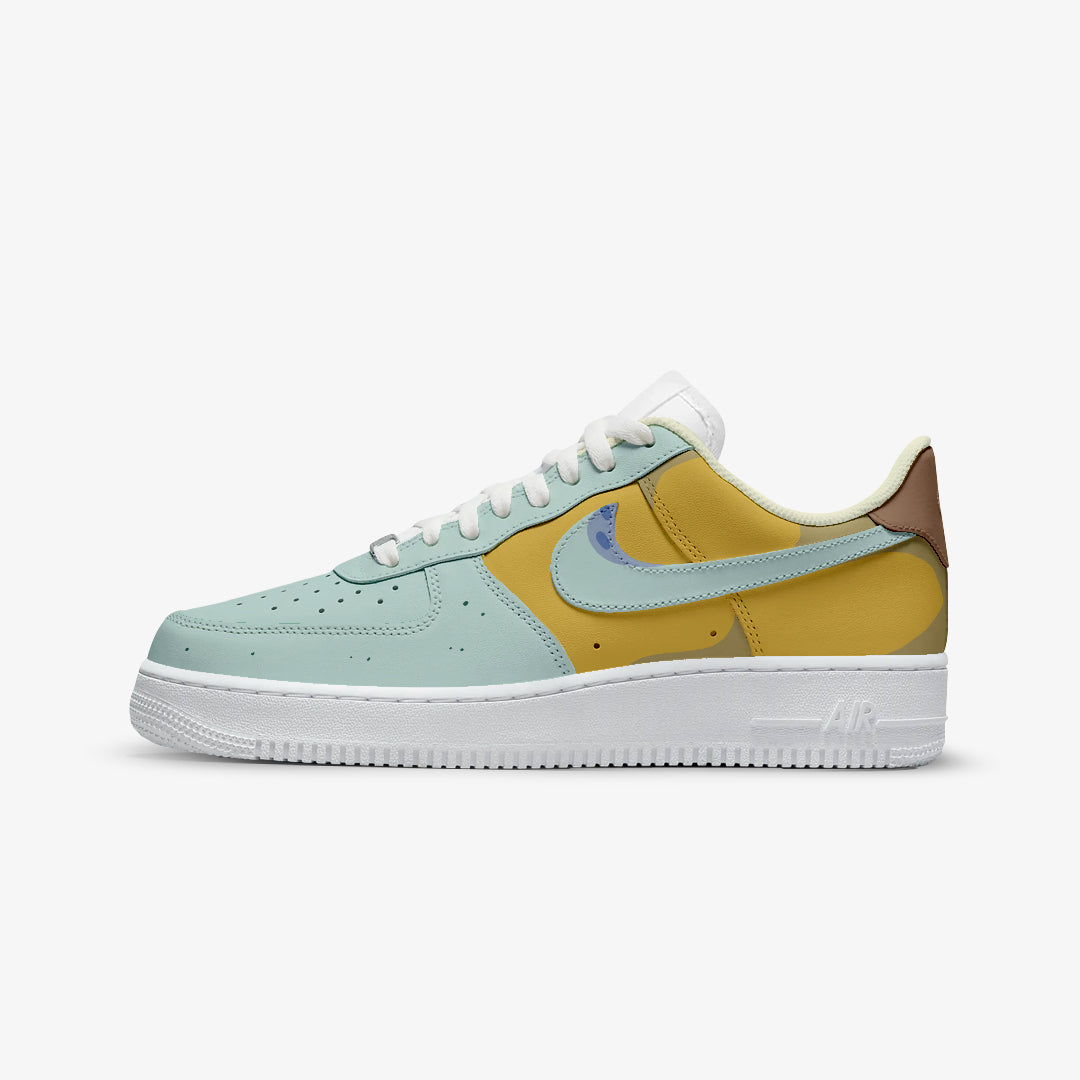 NIKE AIR FORCE SQUIDWARD CUSTOM PAINT