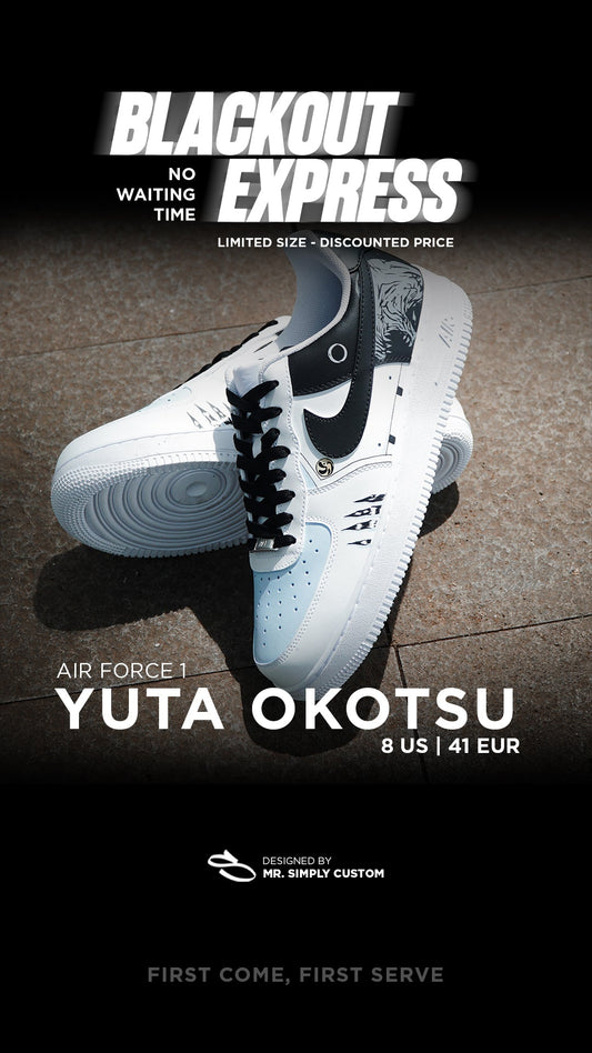 Yuta okotsu - Air Force 1 - 8 US - Ready Stock