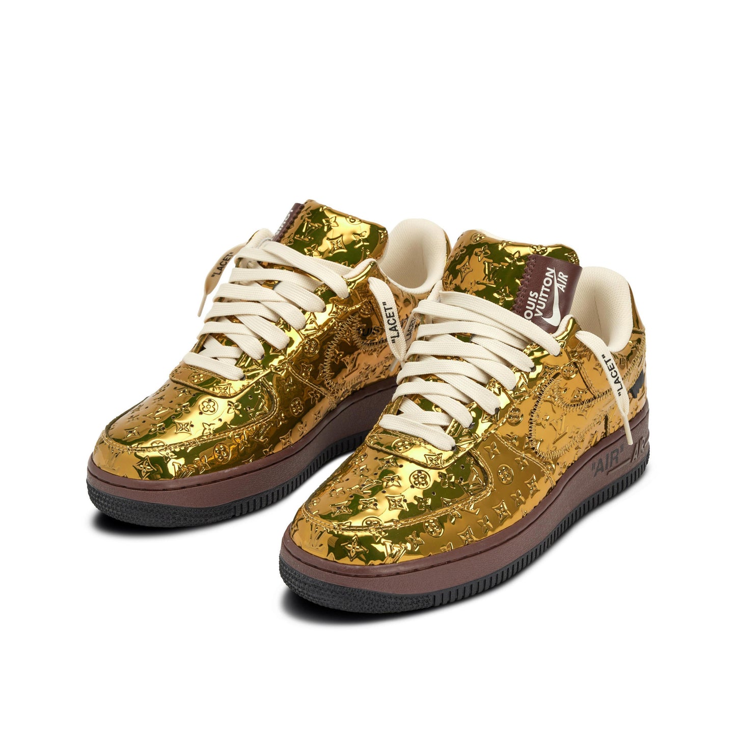 Louis Vuitton x Nike Air Force 1 Low Gold