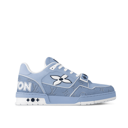 LV Trainer – Blue Monogram Flowers