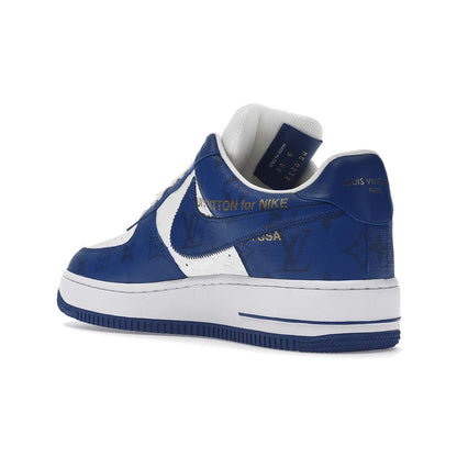LV x Nike Air Force 1 Green Denim