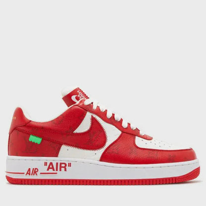 LV x Nike Air Force 1 Green Denim
