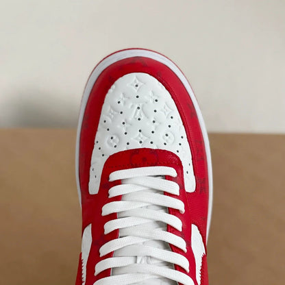 LV x Nike Air Force 1 Low ‘Virgil Abloh – White/Red