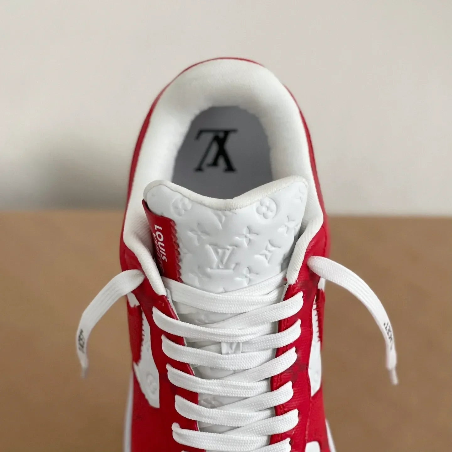 LV x Nike Air Force 1 Low ‘Virgil Abloh – White/Red