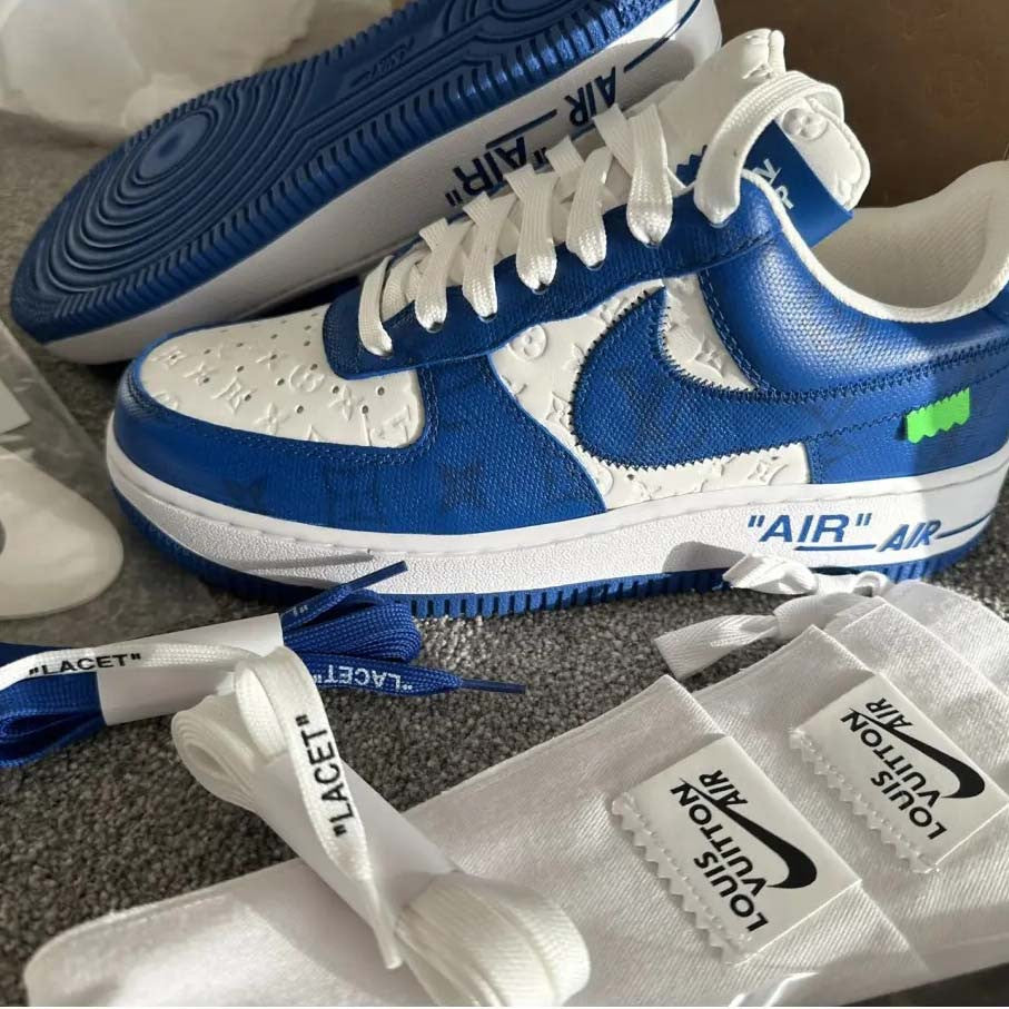 LV x Nike Air Force 1 Low ‘Virgil Abloh – White/Red