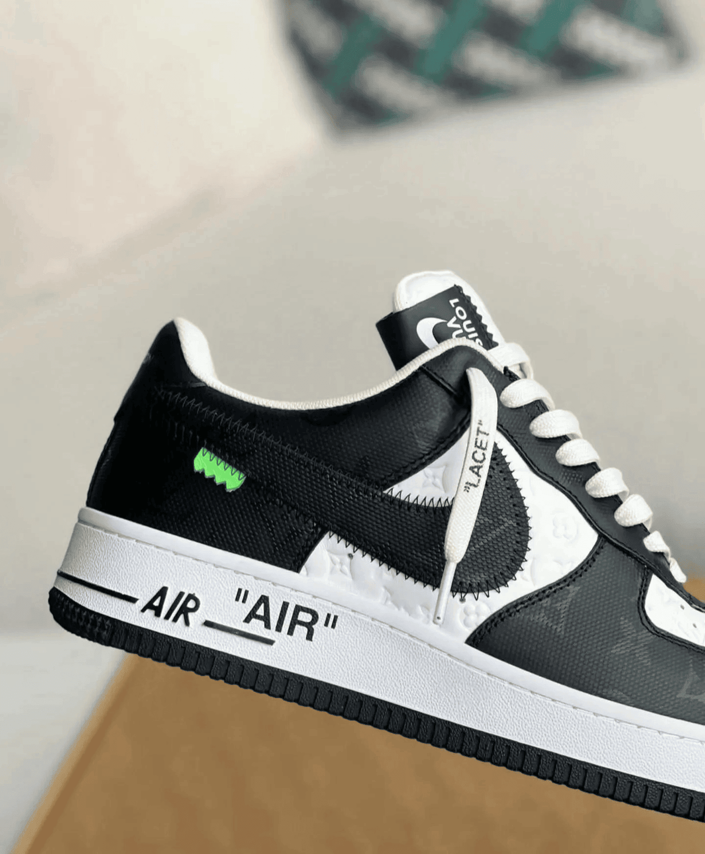 LV x Nike Air Force 1 Low ‘Virgil Abloh – Black/White’