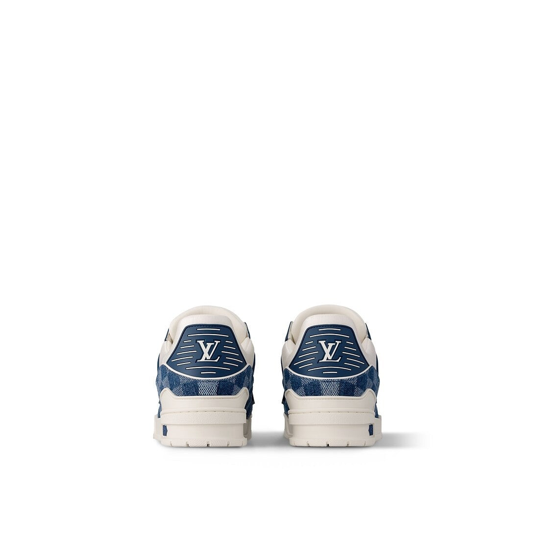 LV Trainer Damier Denim Blue