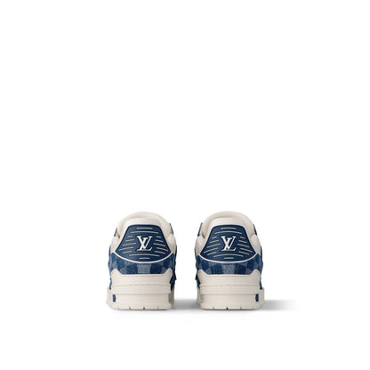 LV Trainer Damier Denim Blue