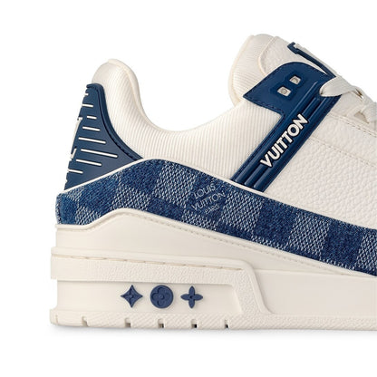 LV Trainer Damier Denim Blue