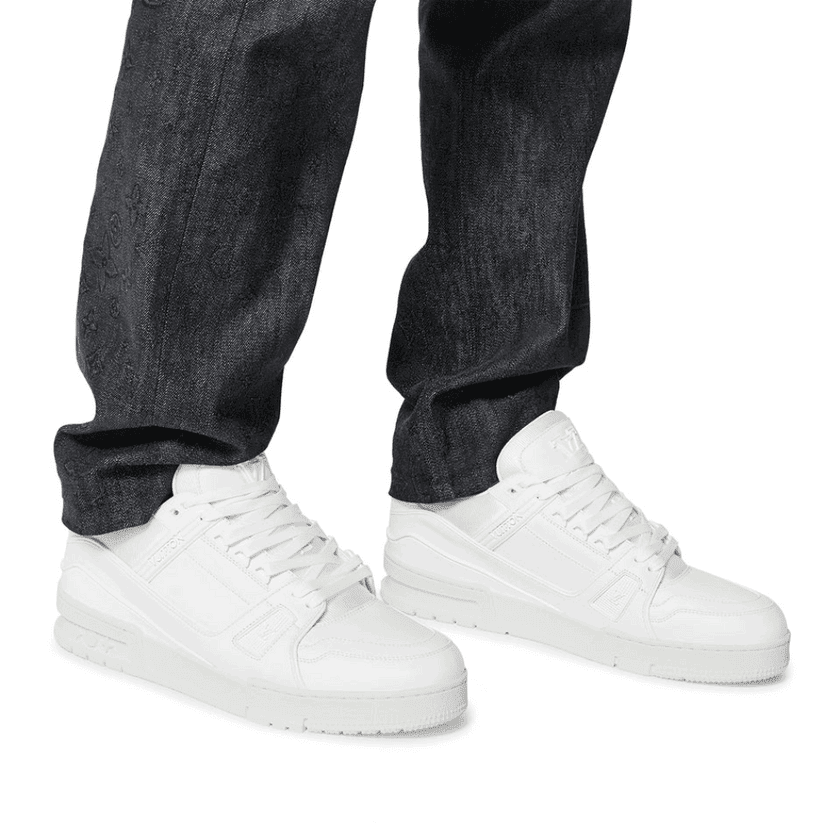 LV Trainer Sneaker ‘All White’