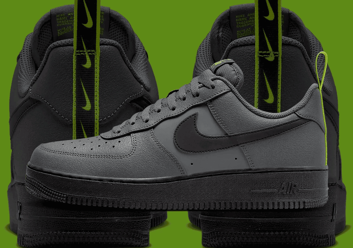 Louis Vuitton x Nike Air Force 1 Low ’07 ‘Iron Grey Volt Black’