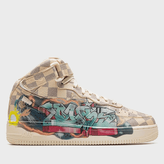 Louis Vuitton x Nike Air Force 1 Mid “Virgil Abloh – Graffiti” sneakers