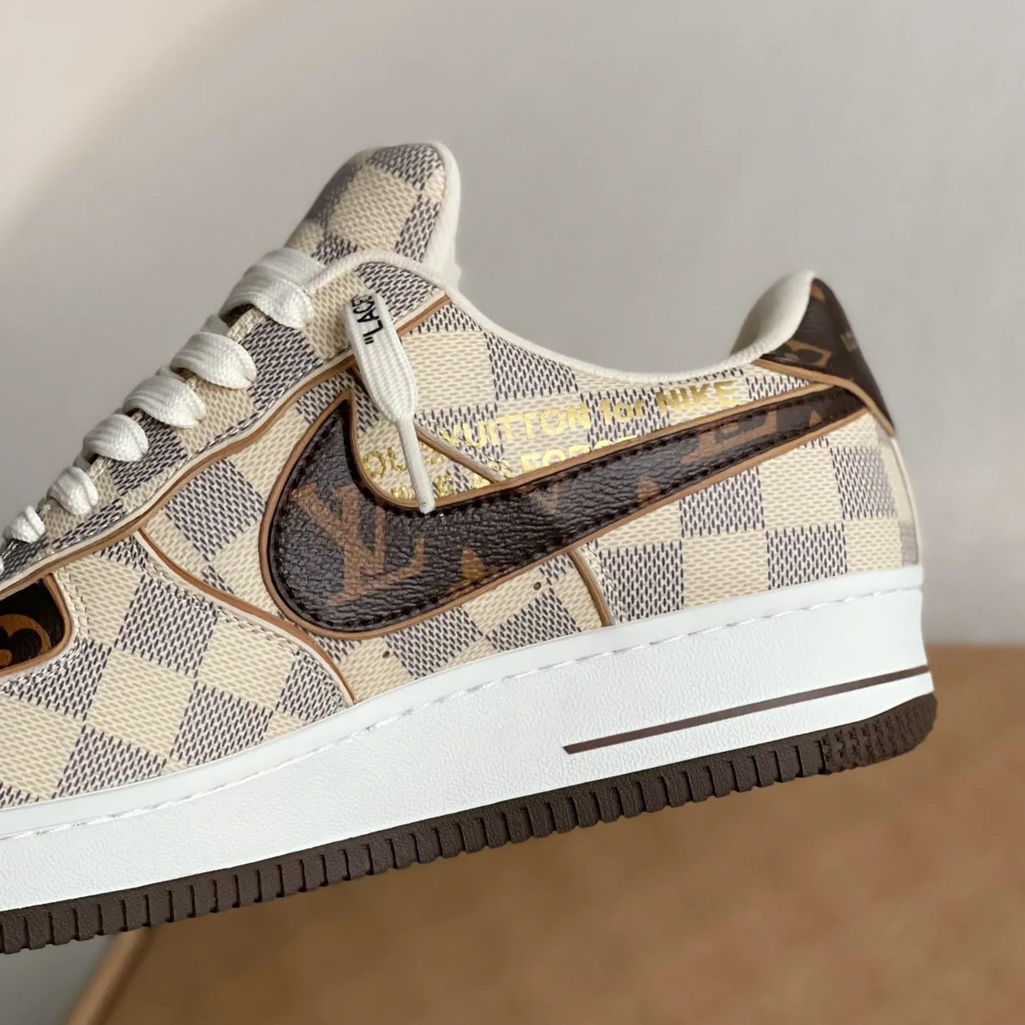 Louis Vuitton x Nike Air Force 1 Damier Canvas