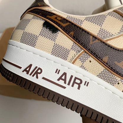 Louis Vuitton x Nike Air Force 1 Damier Canvas