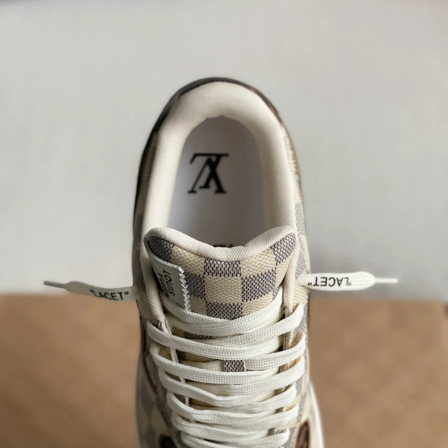 Louis Vuitton x Nike Air Force 1 Damier Canvas