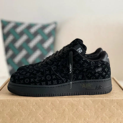 Louis Vuitton x Nike Air Force 1 ‘Virgil Abloh – All Black’