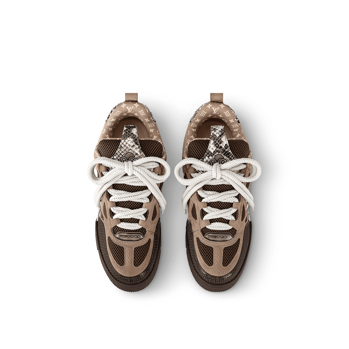 LV Skate Sneaker Gray/ Navy/ Black/ Brown
