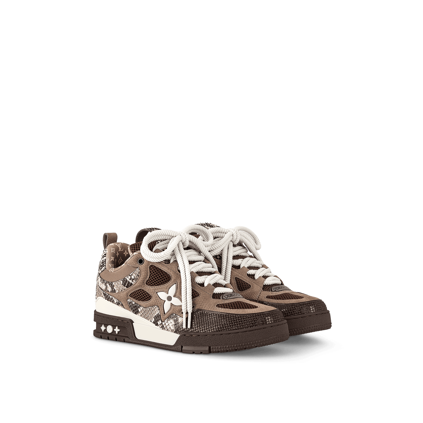 LV Skate Sneaker Gray/ Navy/ Black/ Brown