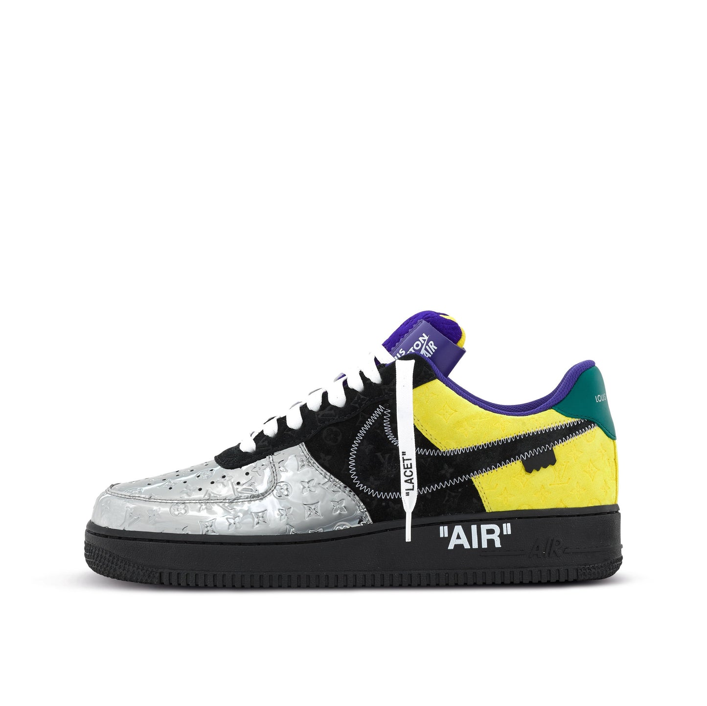 Louis Vuitton x Nike Air Force 1 ‘Chrome Toe’