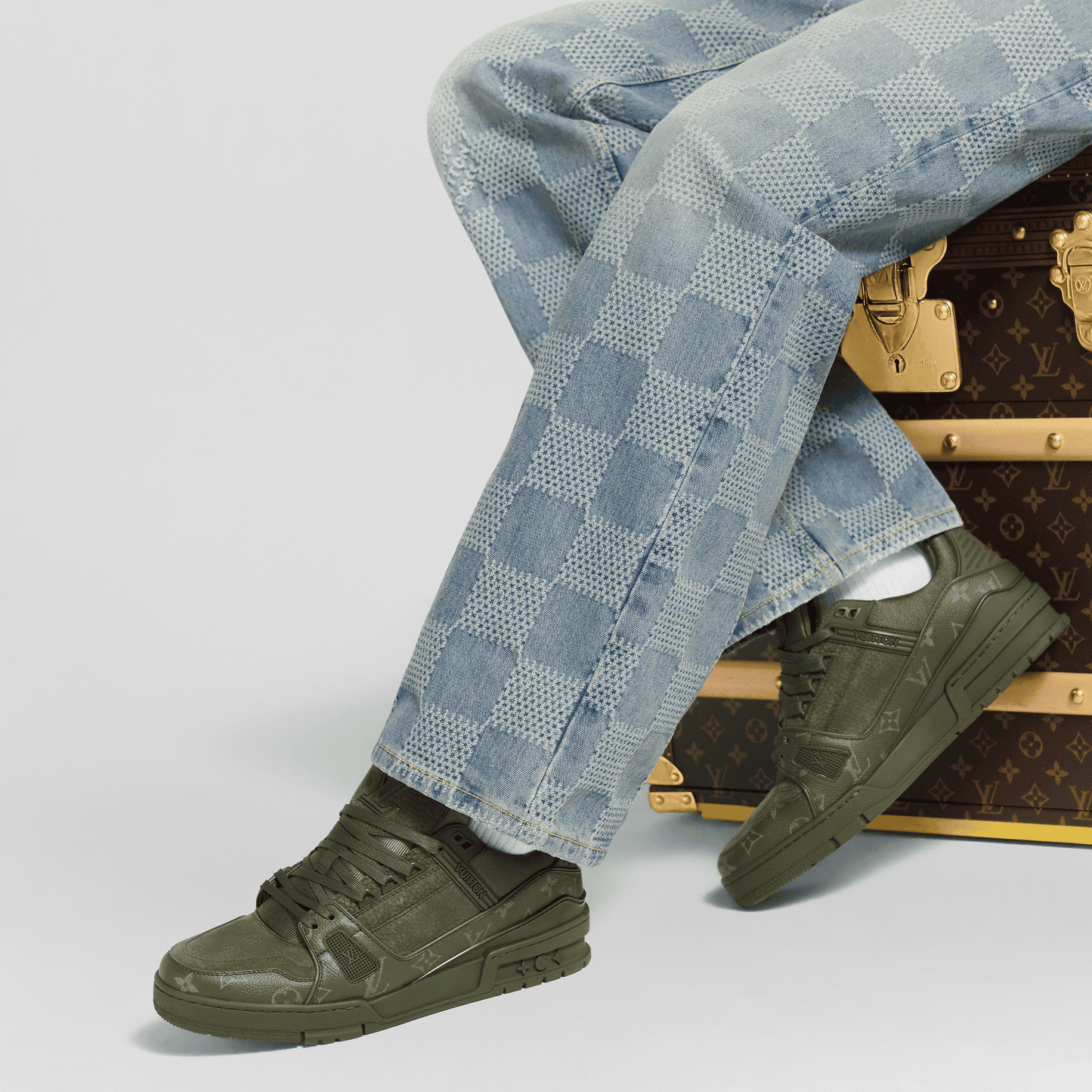 Louis Vuitton LV Trainer Khaki