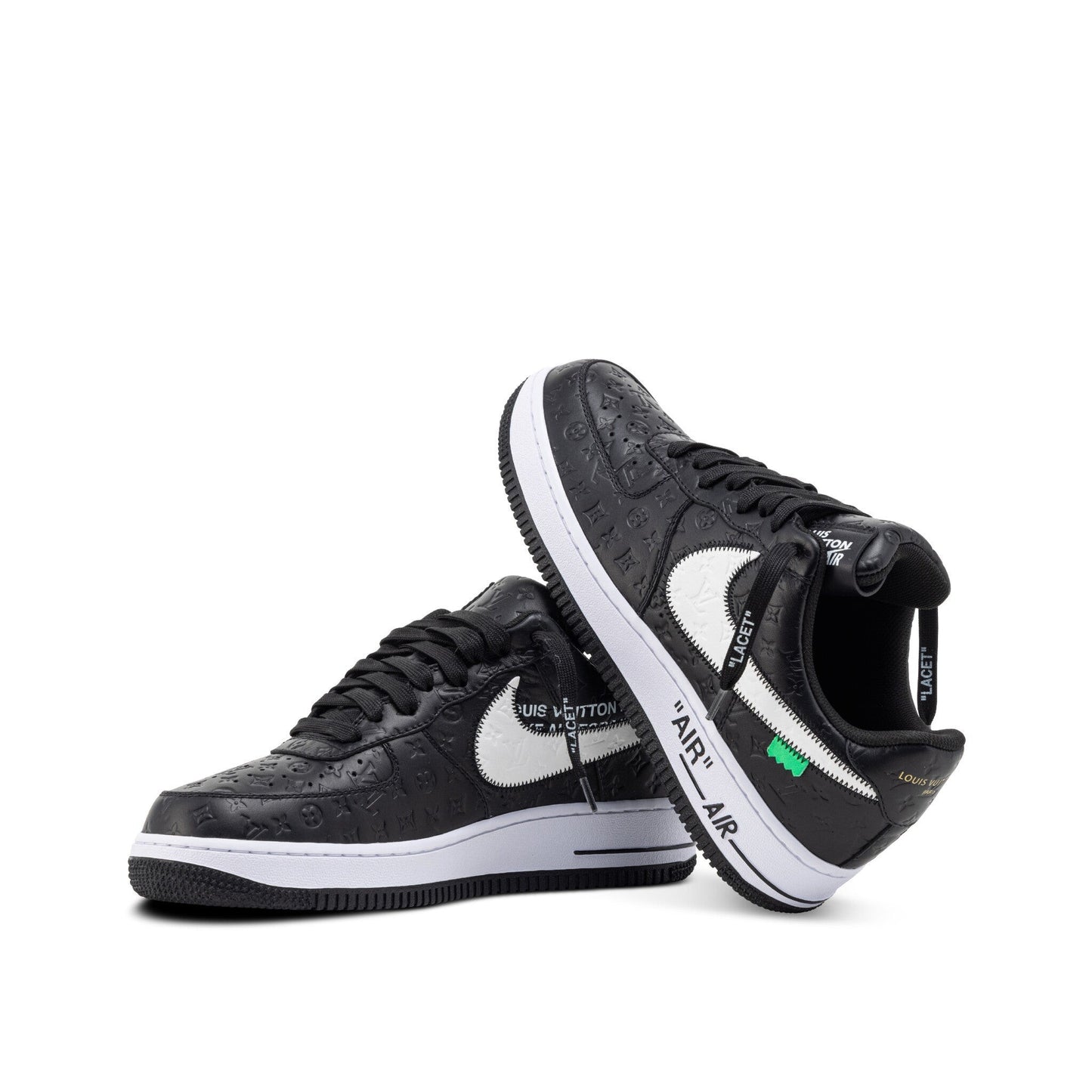 Louis Vuitton and Nike Air Force 1 Friends and Family Black